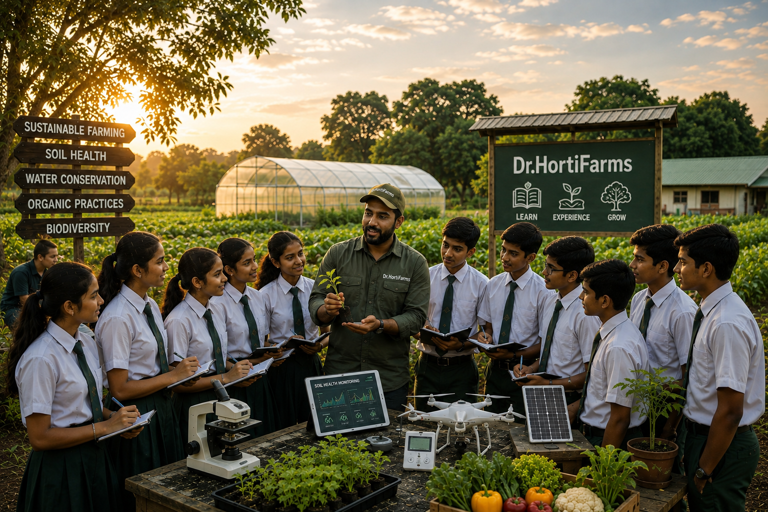 Practical agricultural learning
