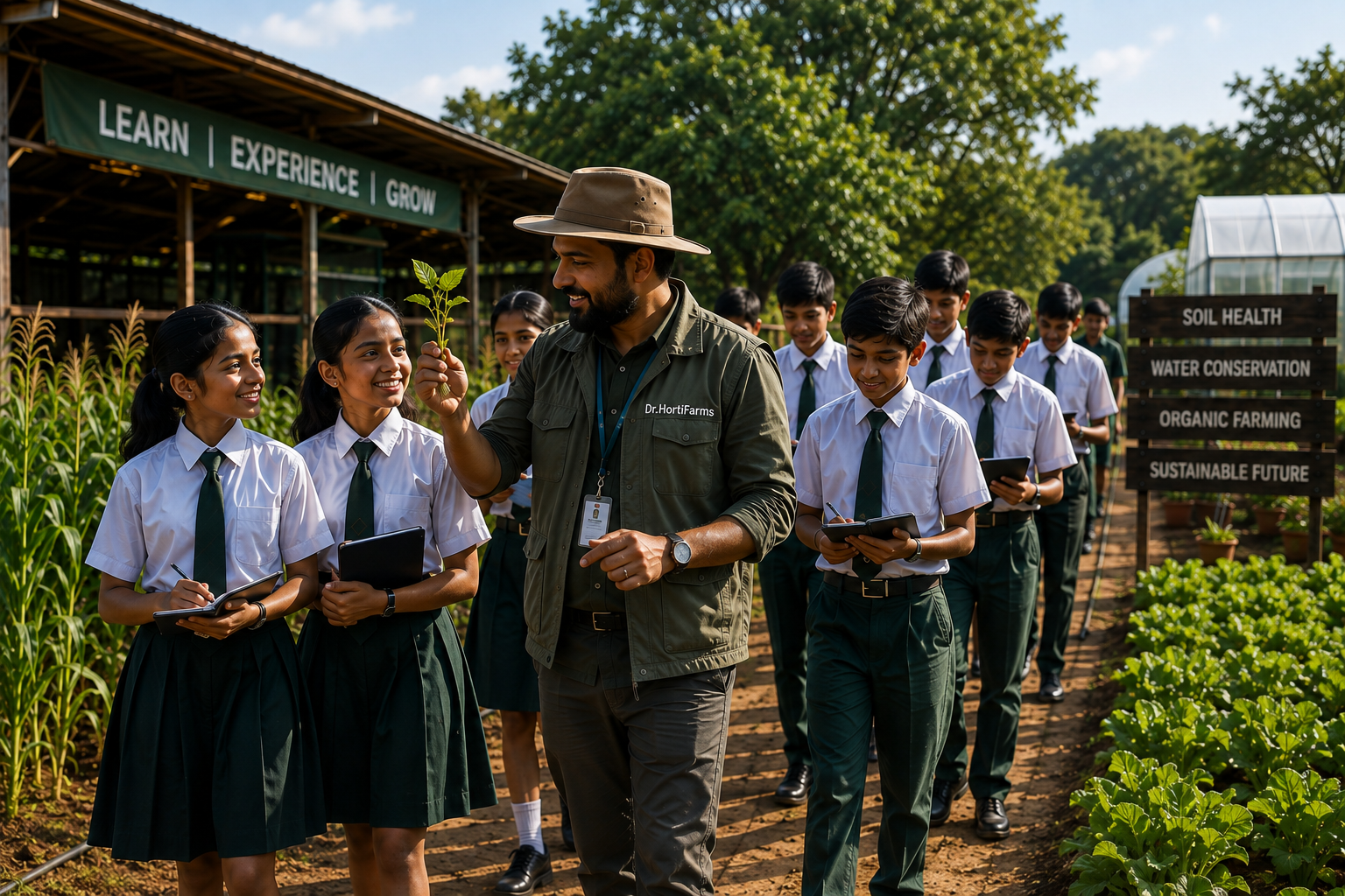 College farm experience